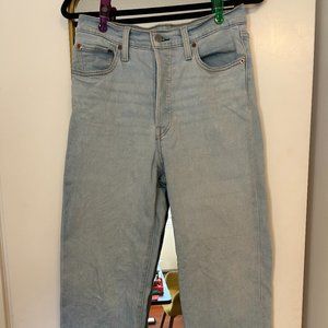 Levi's Ribcage Straight Ankle Jean - Size 27